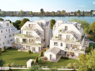 Direkt an der unteren Alten Donau mit zahlreichen Freizeitmöglichkeiten