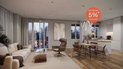 Vertriebsstart: 5% Preisvorteil*! Traumhafte 4-Zimmer-Neubauwohnung mit Balkon zu verkaufen!