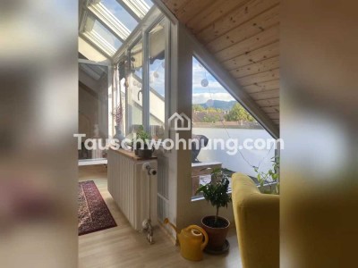 Tauschwohnung: Helle DG Wohnung mit Münsterblick