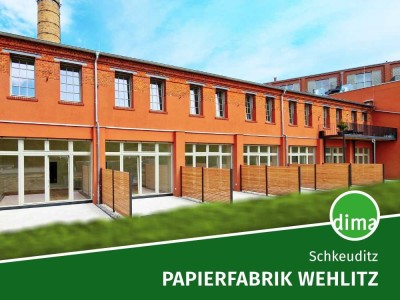 ERSTBEZUG sanierte Papierfabrik | Maisonette-Whg. mit Garten, Südwest-Terrasse, Gäste-WC, EBK mögl.