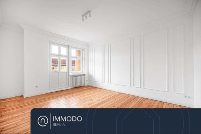 Wohnen in Zehlendorf Mitte - Erstbezug nach Sanierung in eine 3 Zimmer Stuck-Altbau-Whg mit Dielen