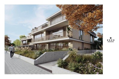 CHIPPERFIELD APARTMENTS: Apartment mit Terrasse und Grünblick