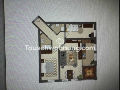 Tauschwohnung: Suche 2 Zimmer mit Balkon, biete 3 Zimmer mit Wintergarten