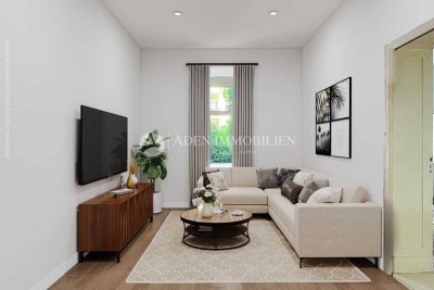 Charlottenburg, helle 2-Zi.-Whg., ca. 50qm, renovierungsbed., ideal als Investition oder Erstkauf.