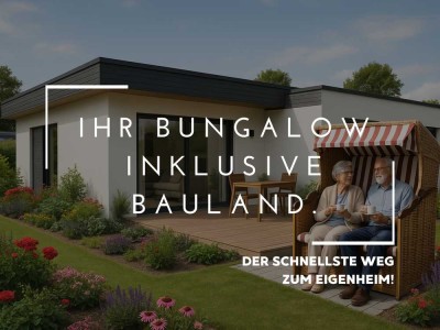 Exklusiver Bungalow mit Bauland – Wohnkomfort auf einer Ebene!