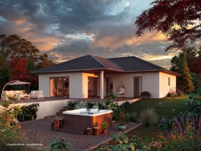 "Moderner Winkelbungalow ''Bernburg'' – Effizientes Wohnen auf einer Ebene!"