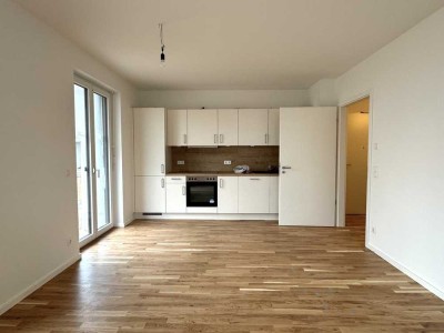 Neubauwohnung im Erstbezug – 3-Zimmer-Wohnung mit Einbauküche und Terrasse