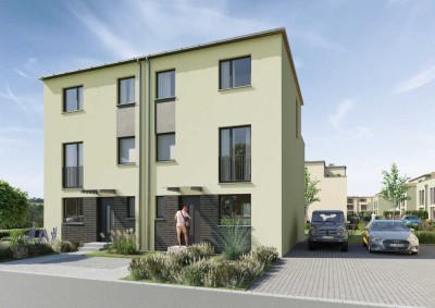 WIR BAUEN WEITER!! Geräumige DHH mit viel Platz im eigenen Garten