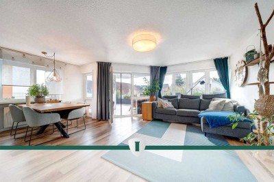 Bezugsfreie, moderne 3,5-Zi.-Whg. mit ca. 58 m² großer Freifläche in bevorzugter Lage in Böhringen