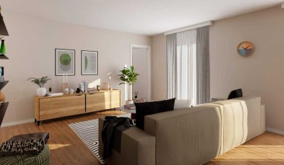 Attraktive Wohnung mit sonnigem Balkon