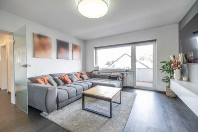 Sanierte 4,5-Zimmer-Wohnung mit eigenem Gartenanteil und Garagenstellplatz in Münzesheim