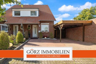 Ruhig & gut angebunden: Doppelhaushälfte mit Garten, Keller & Carport in Norderstedt