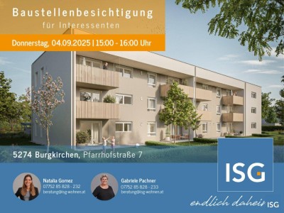 NEUBAU! 2-Zimmer-Mietkauf-Wohnung Top 10 in Burgkirchen (Eigenmittel erforderlich)