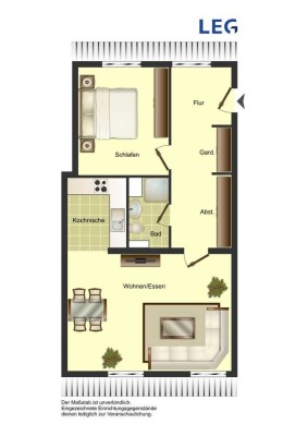 2-Zimmer-Wohnung in Barntrup, WBS notwendig
