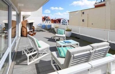 Sonne trifft Meer - unweit vom Strand entfernt mit riesiger Süd-Terrasse