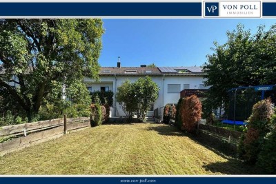 XXL-Reihenhaus in Niederhöchstadt mit hellen Räumen, 3 Bäder, Loggia, Balkon, Terrasse, Garage, Stpl