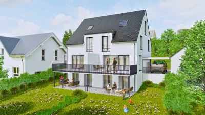Ausblick für Anspruchsvolle: Hochwertig projektierte DHH mit Solar und Ihren Wünschen in Berglen!