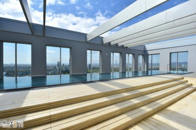 TEILMÖBLIERT MIT LOGGIA - POOL/SAUNA/FITNESS - VIENNA 22 MIT FERNBLICK