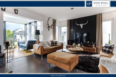 Luxuriöser Wohntraum in Premiumlage, inkl. hochwertiger EBK, 2 Bädern, Garage, 2 Stellpl. u.v.m.