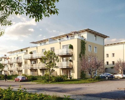 Schöne 3 Zimmer-Neubauwohnung mit gehobener Ausstattung, Terrasse und Garten, Zweitbezug