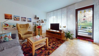 *Lichtdurchflutet in Sackgassenlage: mit großem Balkon & neuer Einbauküche !