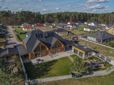 Einzigartiges Holzblock-Doppelhaus: Ihr Traum in Wendisch Rietz