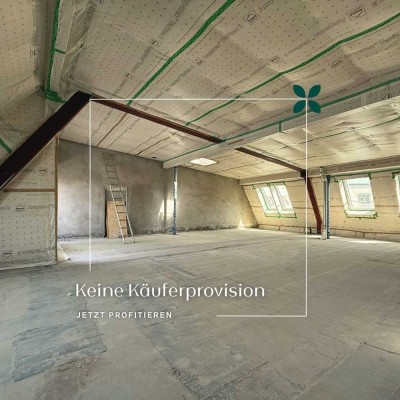 Dachgeschosswohnung mit zwei Terrassen im Rohbau – Gestalten Sie Ihr neues Zuhause in Schmargendorf