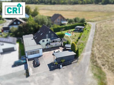 Ihr Rückzugsort am Feldrand–Mehrfamilienhaus mit Garten, Pool und Sauna in Lohra-Kirchvers