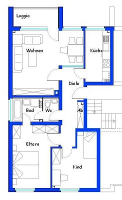 Demnächst frei! 3-Zimmer-Wohnung in Oerlinghausen Oerlinghausen
