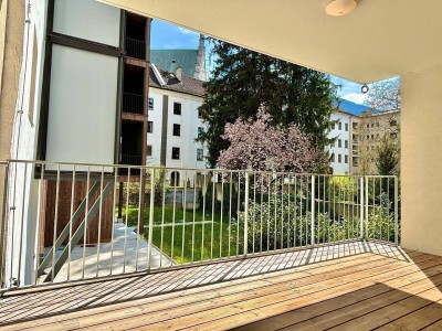 3-Zimmer-Terrassenwohnung mit Parkblick