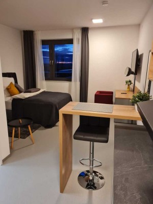 Modernes All-Inclusive-Wohnen im neuen, vollmöblierten, stufenlosen Penthouse-Apartment