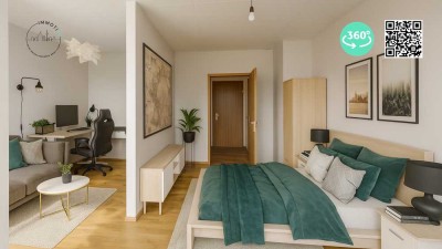 Renditestark - Lichtdurchflutet - Zentral: 1,5-Zi-ETW mit TG-Stellplatz, Karlsruhe Innenstadt-West