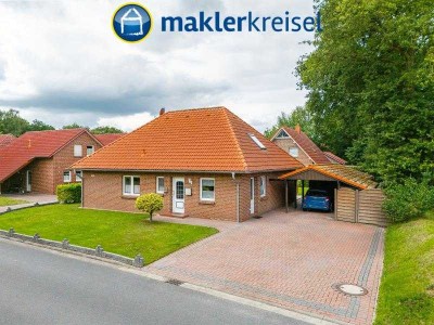 Friedeburg: Gepflegter Bungalow mit Terrasse und Garten in ruhiger Wohnlage