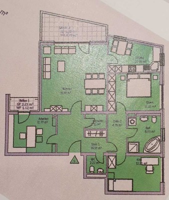 Wohnung mit 4 Zimmern und Stellplatz in der Tiefgarage in Trier-Heiligkreuz