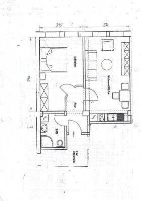 Renovierte 2-Zimmer Wohnung im Erdgeschoss in Pirna
