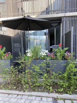 Attraktive, sanierte 1-Zimmer-Terrassenwohnung mit gehobener Innenausstattung zur Miete in Olching