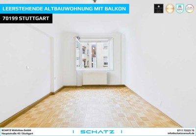 Leerstehende Altbauwohnung mit Balkon in gefragter Lage