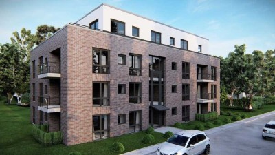 PROVISIONSFREI | Neubau KFW 40+ | Barrierefreie 3-Raum Wohnung mit Balkon / Terrasse