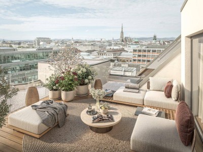 Opulente 5-Zimmer-Maisonette mit Terrasse - ANDEA Parkside Residences