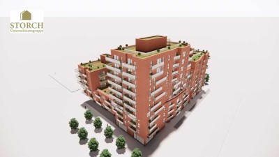 Baufeld XV 2-Zimmer-Neubauwohnung mit Süd-Balkon KfW 40