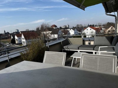 **TOP LAGE** Penthouse-Wohnung mit schönem Ausblick und zwei Dachterrassen