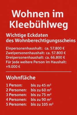 4 Zimmer Wohnung mit Balkon - nur mit Wohnberechtigungsschein