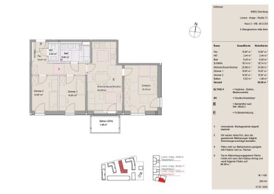 4 Zimmer-Wohnung (nur für die Einkommensstufe II)