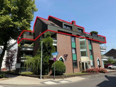 Attraktives Penthouse mit Einliegerwohnung, 2 Terrassen und Blick über Kleve mit 3D-Tour!