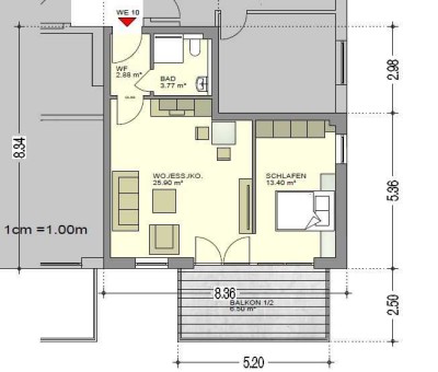 Stilvolle, neuwertige 2-Zimmer-Wohnung mit gehobener Innenausstattung mit Balkon in Nörvenich