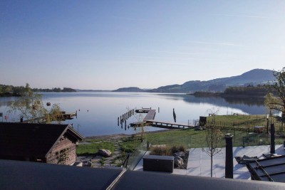 Bezugsfertige Terrassenwohnung mit Seezugang direkt am Obertrumer See!