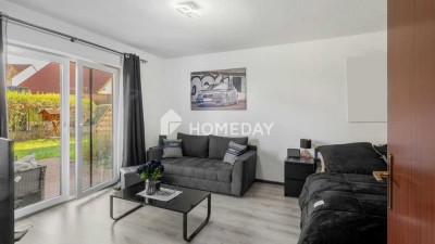 Charmante 1-ZI-Wohnung mit Terrasse & Stellplatz in idyllischer Lage in Erfurt-Windischholzhausen