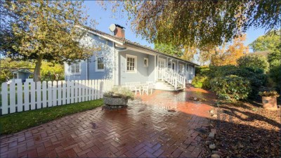 Direkt am Weserdeich: Bode Blockhaus in Dedesdorf