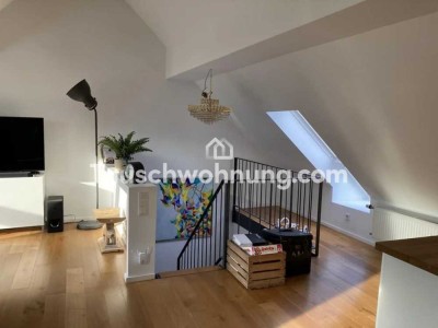 Tauschwohnung: Tolle Maisonette Dachgeschosswohnung am Eigelstein