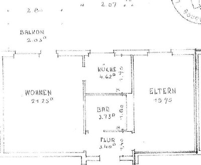 Attraktive 2-Zimmer-Wohnung mit Balkon in Hannover